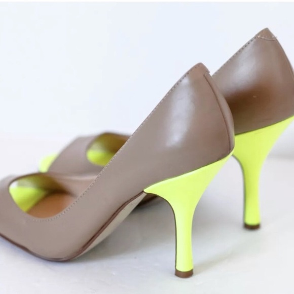 REDUCED: EUC Enzo Angiolini Open-Toe Pump, Size 6 - Picture 3 of 4